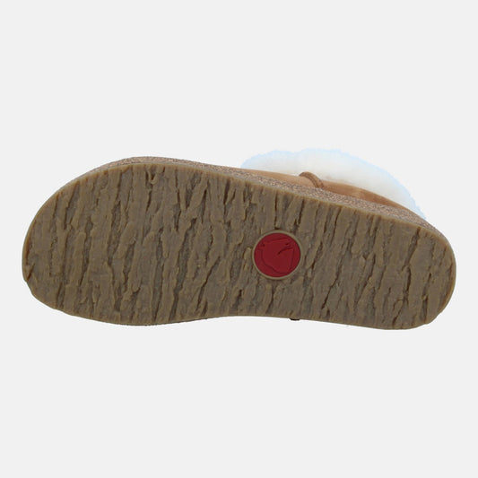 Haflinger Lammfellclog Snowbird