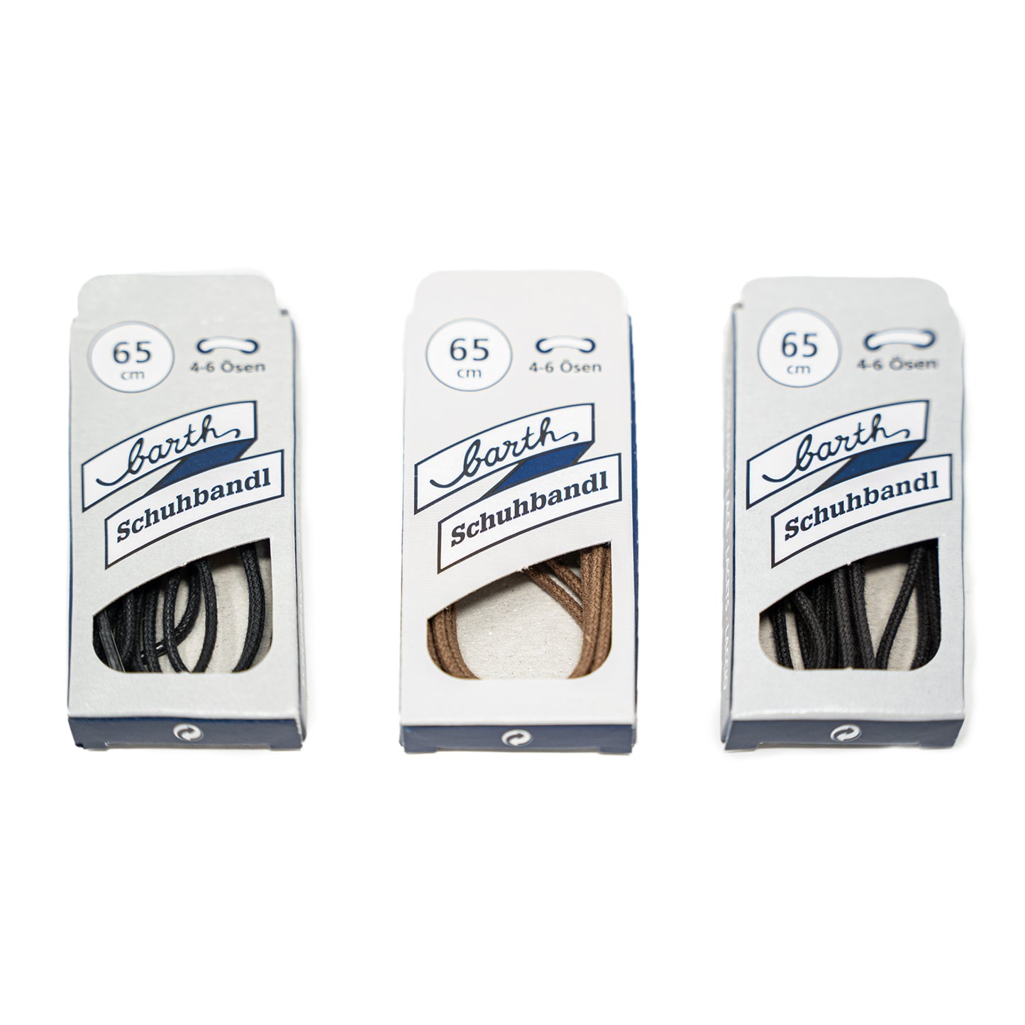 Barth Schnürsenkel gewachst dünn rund